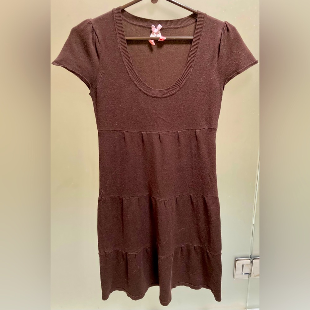 Derek Heart Juniors Short Sleeves Sweater Dress